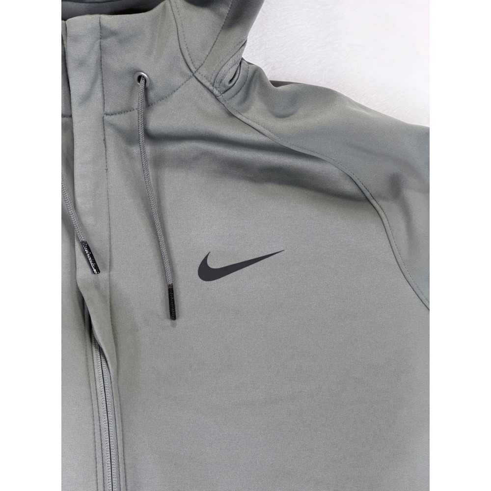 Nike Elite Therma-Fit Utah State Strength Full Zip Hoodie Mens XL Grey NCAA - Picture 3 of 11